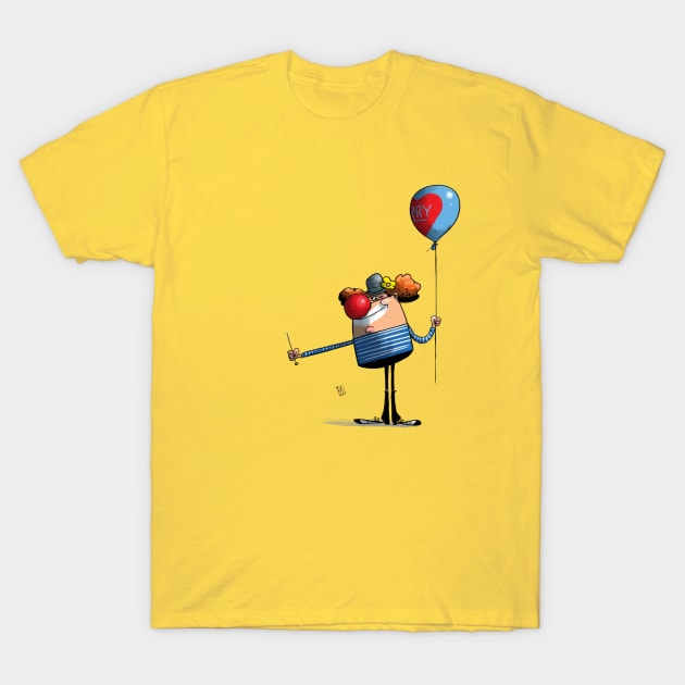 Clown T-Shirt by lrtvri